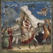 GIOTTO di Bondone, Flight into Egypt